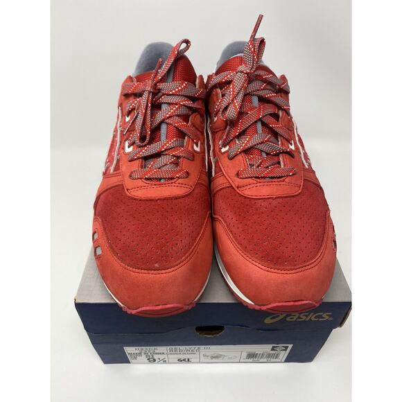 ASICS GEL LYTE III RED NICE KICKS DAVIDZ RONNIE FIEG Kith Limited to 250 RARE - Picture 6 of 9